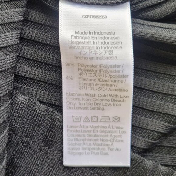 Madewell sleeveless black ribbed crewneck tank XS NWT - Picture 16 of 16